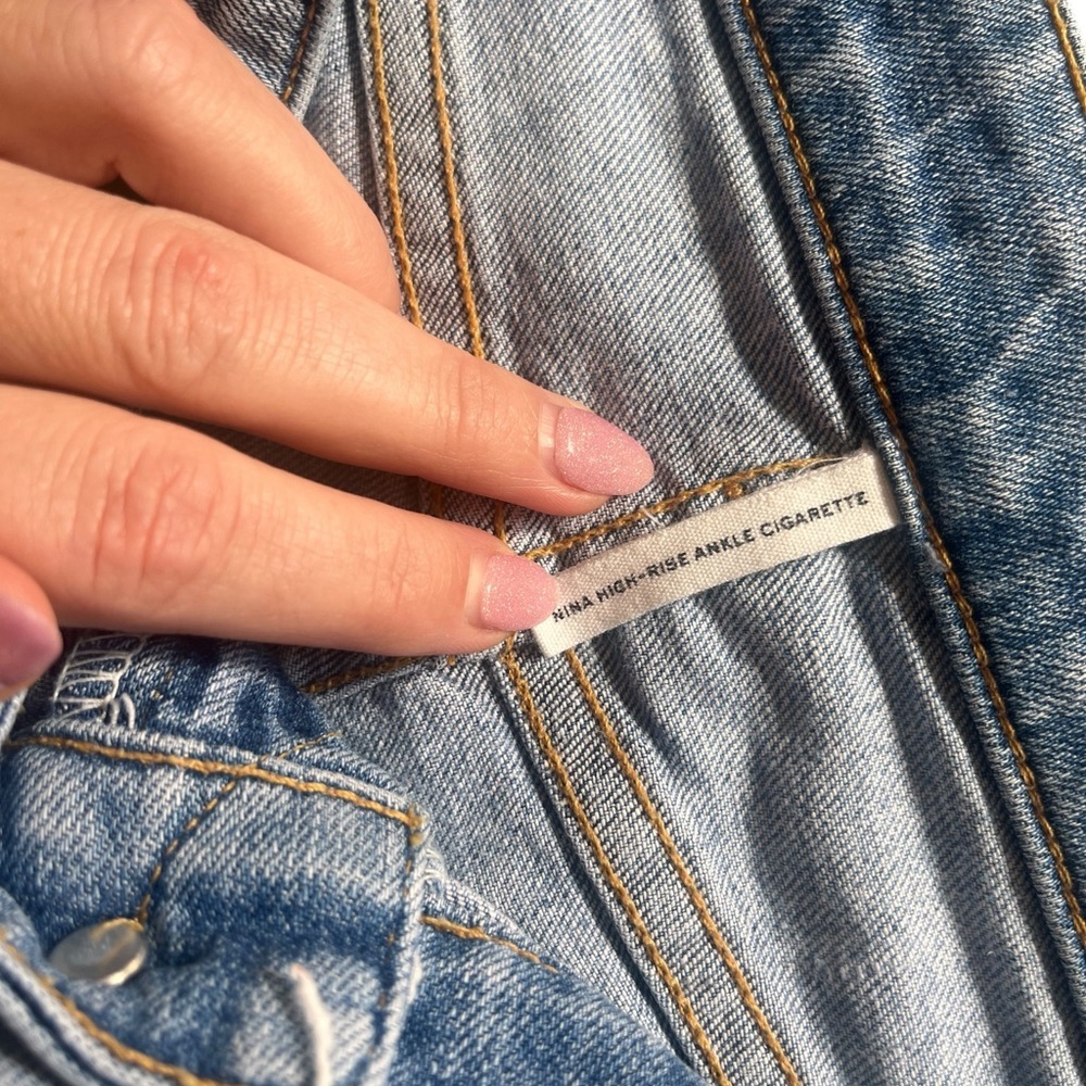 Rag‎ & Bone Nina High Rise Ankle Cropped Jeans Size 26 - Picture 8 of 12